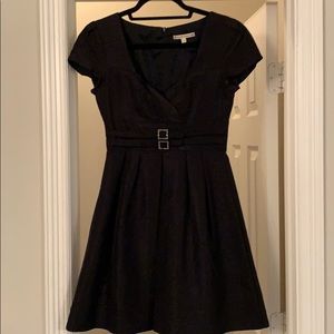 Black classic cocktail dress